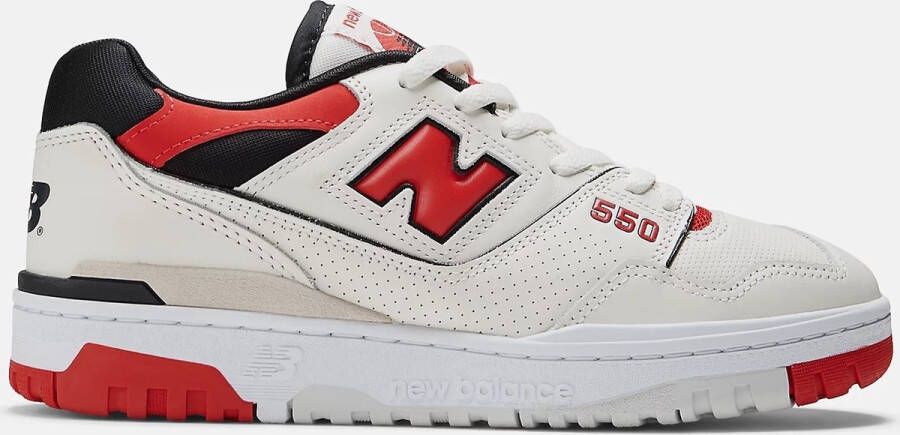 New Balance 550 Sneakers MaxiHeren Ondersteuning Optimaal Ontwerp Rood Heren