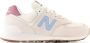 New Balance WL574RDB Volwassenen Lage sneakers Wit beige - Thumbnail 3