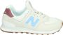 New Balance WL574RDB Volwassenen Lage sneakers Wit beige - Thumbnail 2