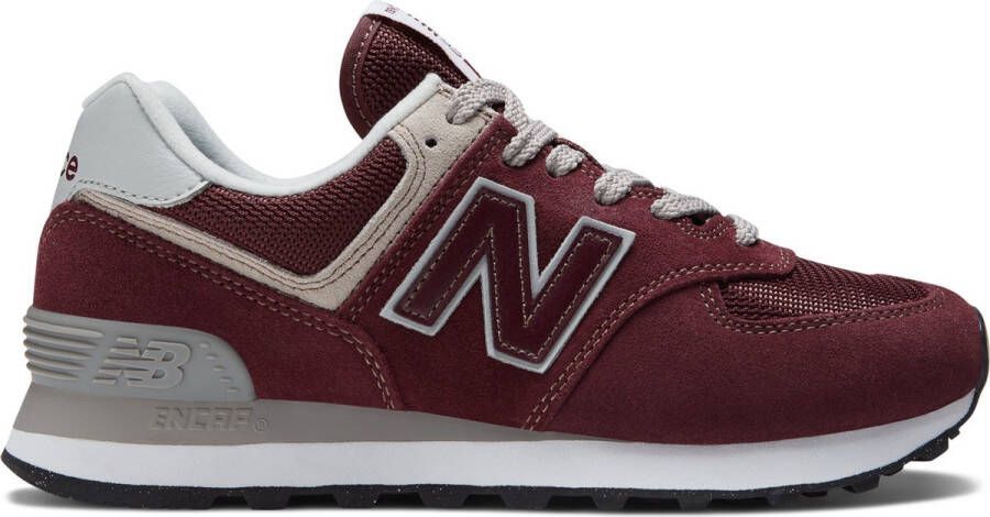 New Balance 574 Dames Sneakers Burgundy