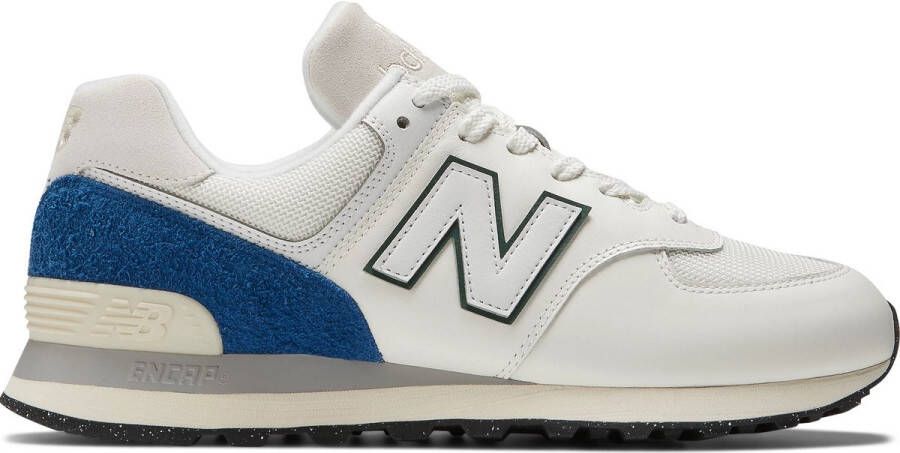 New Balance 574 Heren Sneaker Wit Blauw