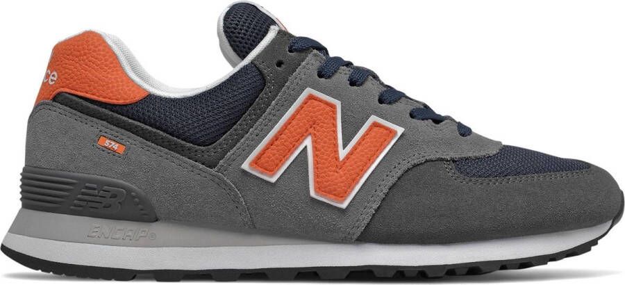 New Balance Logo Bimateriaal Sneakers Grijs Gray Heren - Foto 3
