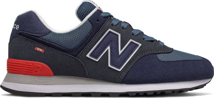 New Balance Classic 574 Heren Sneakers Sportschoenen schoenen Navy Blauw ML574EAE