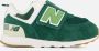 New Balance 574 sneakers donkergroen lichtgroen wit Jongens Meisjes Suede 18 5 - Thumbnail 10