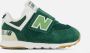 New Balance 574 sneakers donkergroen lichtgroen wit Suede 23 5 - Thumbnail 1