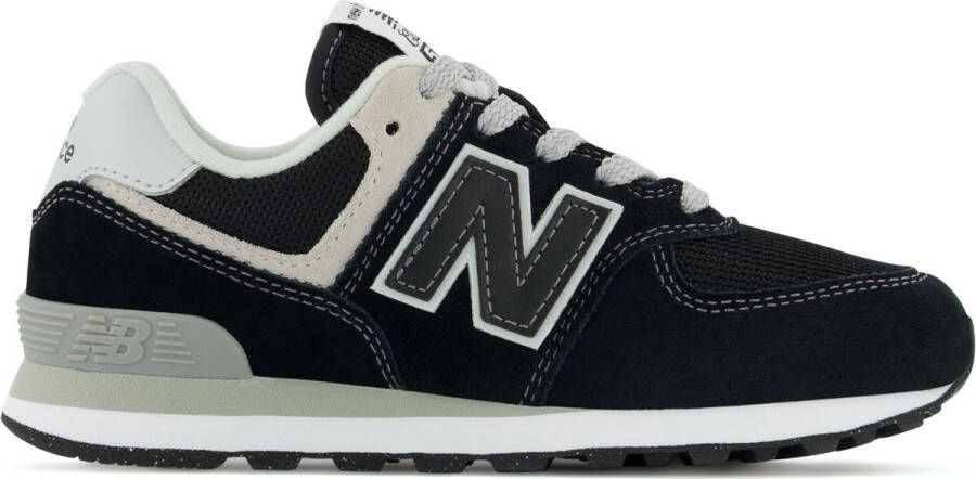 New Balance 574 sneakers zwart giijs Suede Dierenprint 34.5