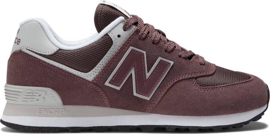 New Balance 574 sneakers donkerbruin lichtgrijs