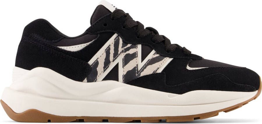 New Balance Zwarte Damessneakers Plat met Veters Black Dames - Foto 2