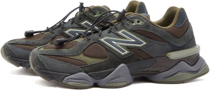 New Balance 9060 Blacktop Sneakers Groen Grijs Bruin