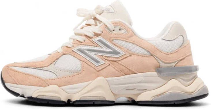 New Balance Perzikroze Sneakers Paneelontwerp Pink Dames