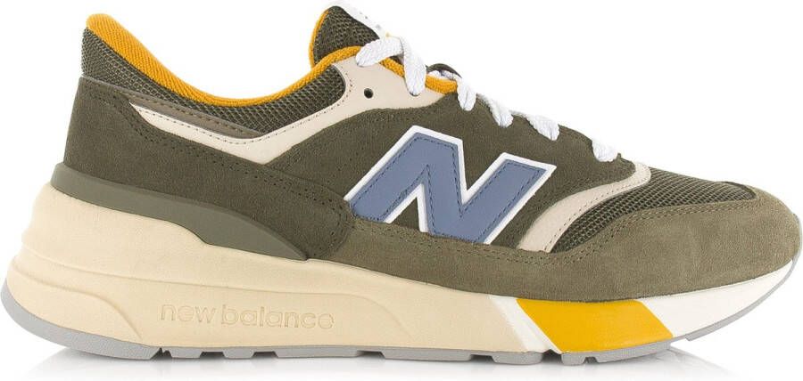 New Balance 997 sneakers groen geel lichtblauw