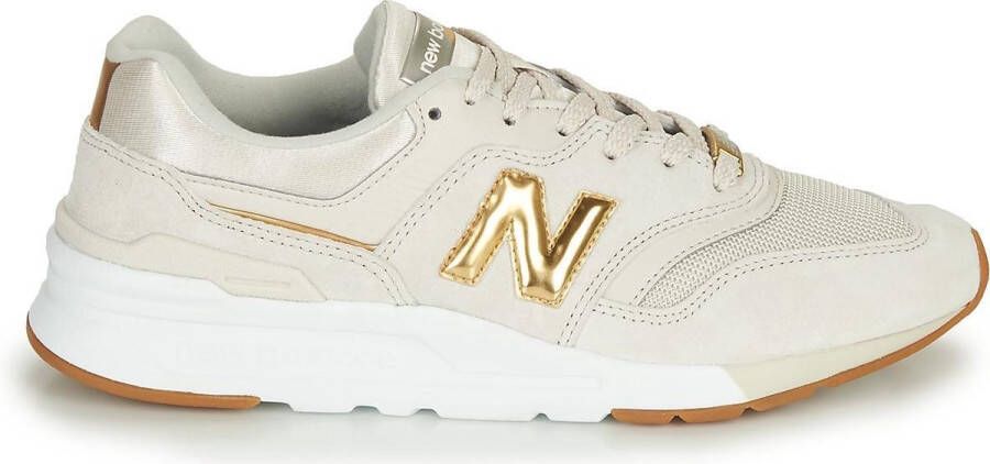 New Balance 997 sneakers lichtgrijs goud