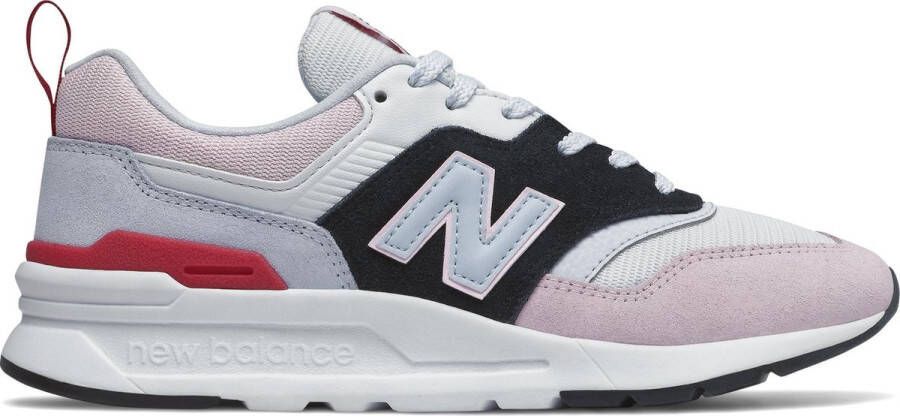 New Balance 997 Dames Sneakers White Pink Grey Black