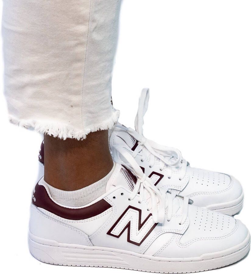New Balance 480 Basketball Schoenen white maat: 44.5 beschikbare maaten:44.5