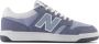 New Balance BB480 suède sneakers grijsblauw lichtblauw - Thumbnail 6