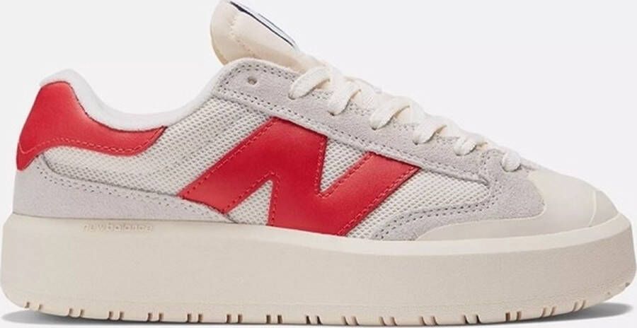 New Balance CT302 Wit Rood Dames Sneaker CT302RD