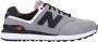 New Balance Golf New Balance 574 Greens V2 Golfschoen Voor Heren Grijs Zwart - Thumbnail 2