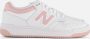 New Balance 480 sneakers wit roze Jongens Meisjes Leer Meerkleurig 36 - Thumbnail 2