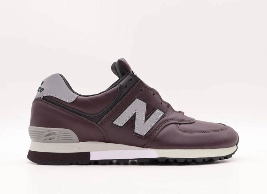 New Balance Heren Sneaker Made in England Bordeauxrood Doos zonder deksel