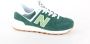 New Balance Donkergroene suède 574 sneakers Groen Heren - Thumbnail 2
