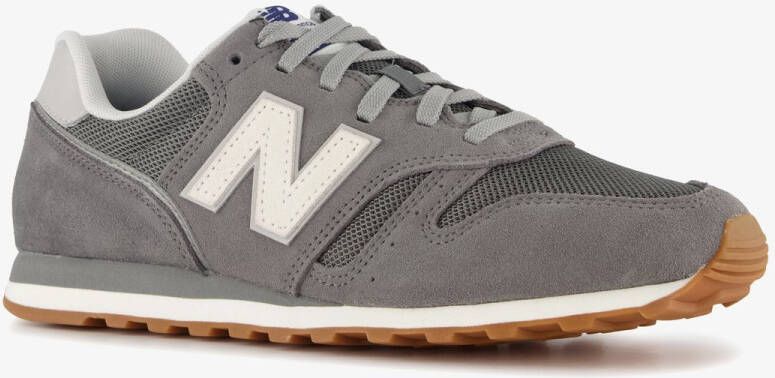 New Balance ML373 leren heren sneakers grijs Uitneembare zool