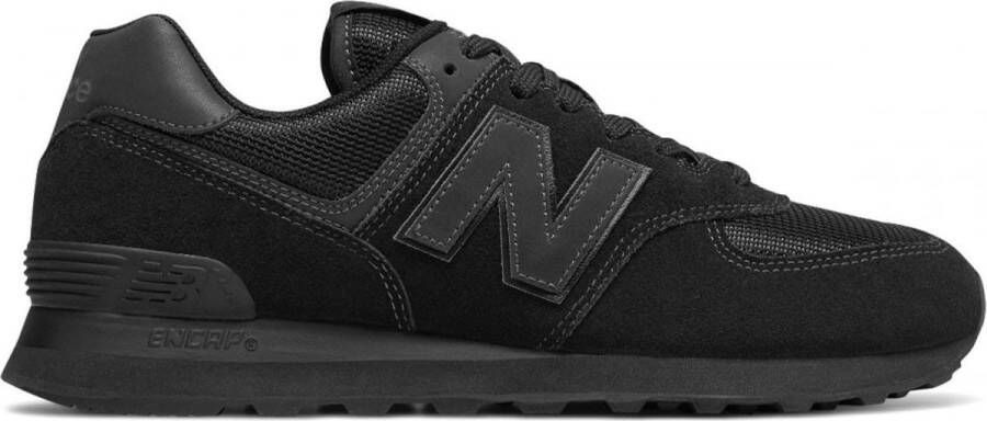 New Balance Classics ML574ETE Heren Sneakers Sportschoenen Schoenen Zwart