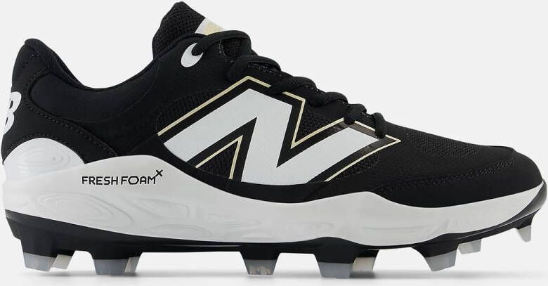 New Balance MLB Honkbalschoenen 3000v7 Met Kunststof Spikes Volwassenen Zwart Wit