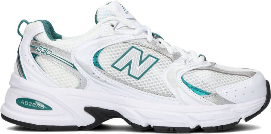 New Balance Mr530 Lage Heren Sneakers Wit Groen