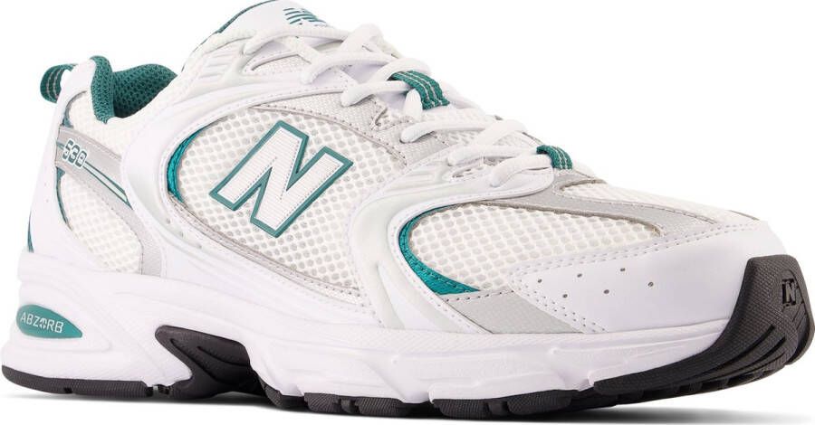 New Balance Mr530 Lage Heren Sneakers Wit Groen