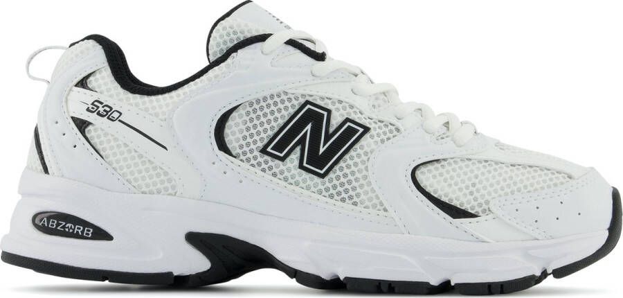New Balance Comfort Sneakers met Stoffen en Leren Bovenwerk White - Foto 5