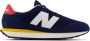 New Balance 237 Running Sneakers blauw Suede - Thumbnail 1