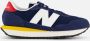 New Balance 237 Running Sneakers blauw Suede - Thumbnail 1