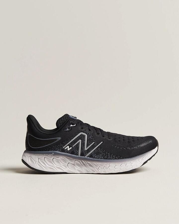 New Balance 1080v12 Zwart Grijs Wit Heren Sneakers Hardloopschoen Extra breed