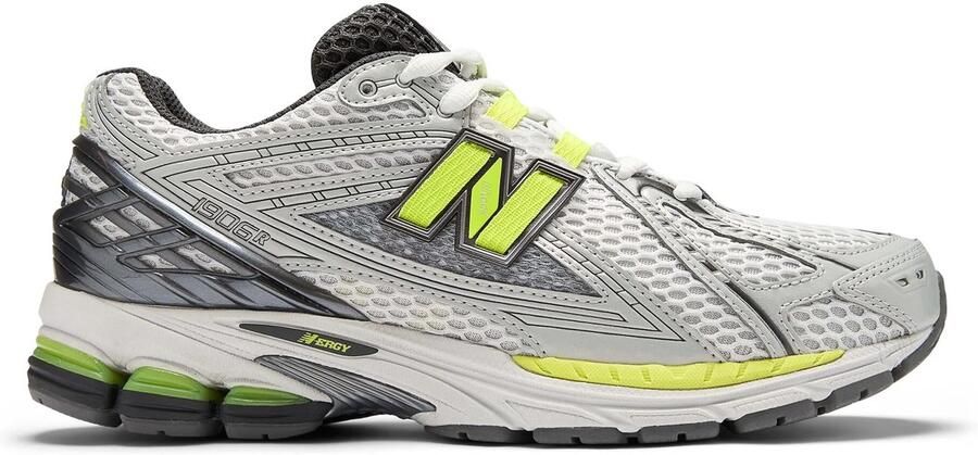 New Balance 1906R Sneakers LIGHT SILVER METALLI ALKALINE GREEN Heren