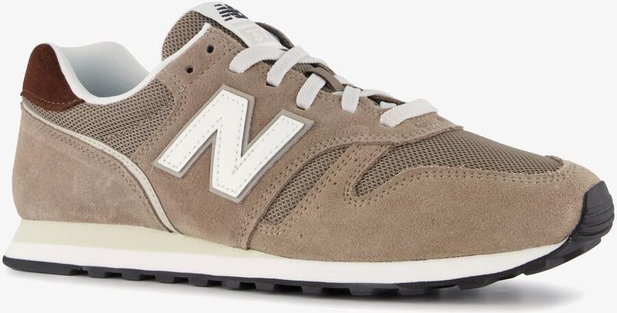 New Balance 373 leren heren sneakers beige Uitneembare zool