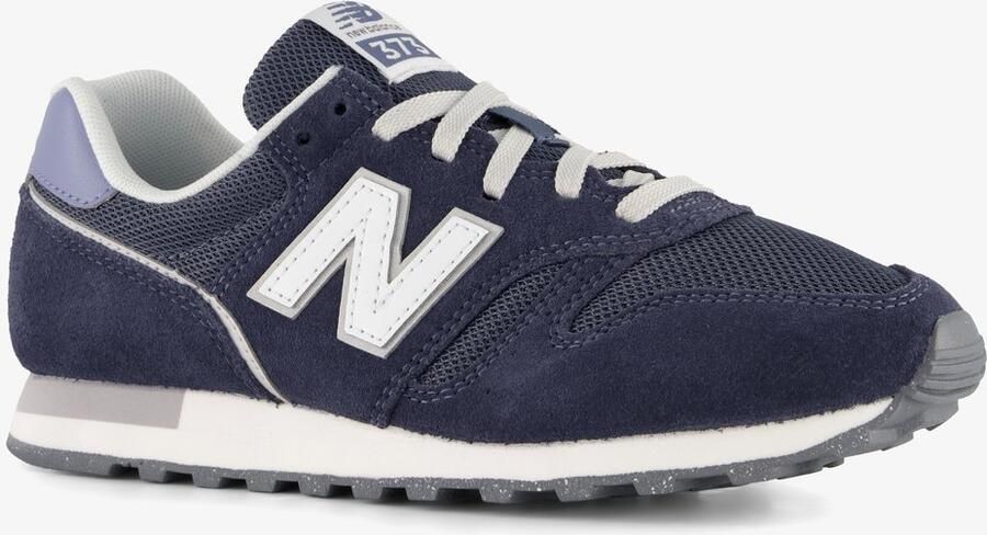 New Balance 373 su�de dames sneakers blauw