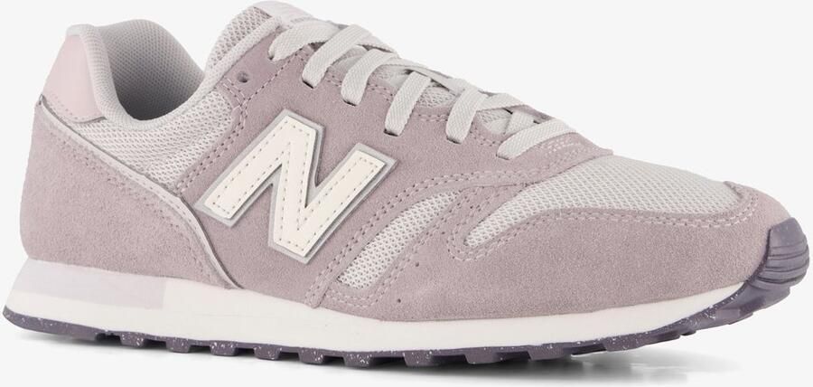 New Balance 373 suede dames sneakers lichtroze