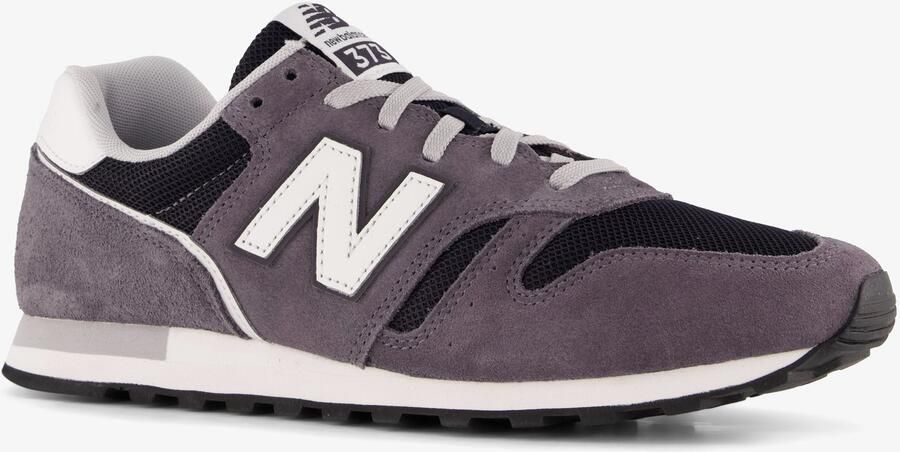 New Balance 373 suède heren sneakers grijs zwart - Foto 2