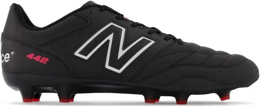 New Balance 442 V2 Team Leather Fg Voetbalschoenen Zwart