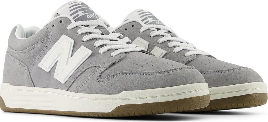 New Balance 480 sneaker van suède met details van leer - Foto 3