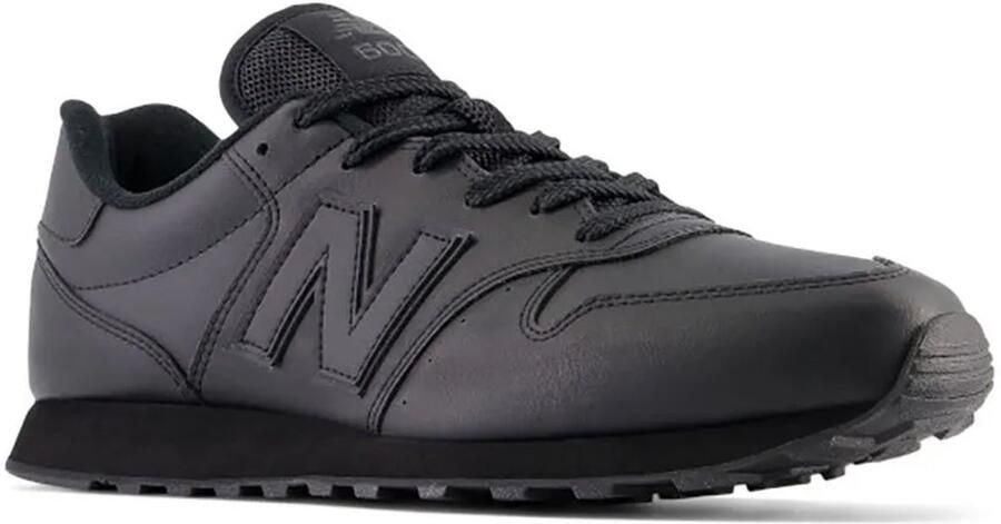 New Balance 500 Heren Sneakers Schoenen Leer Zwart GM500ZB2 GM500 - Foto 2