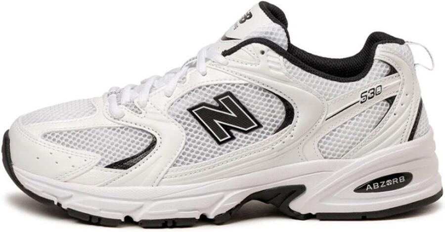 New Balance Comfort Sneakers met Stoffen en Leren Bovenwerk White - Foto 7
