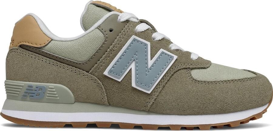 New Balance 574 sneakers groen blauw bruin