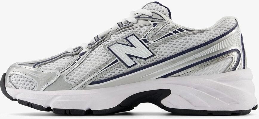 New Balance Zilveren Mesh Sneakers met Abzorb Technologie