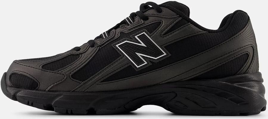 New Balance 740 Sneakers Unisex Black Silver Metallic
