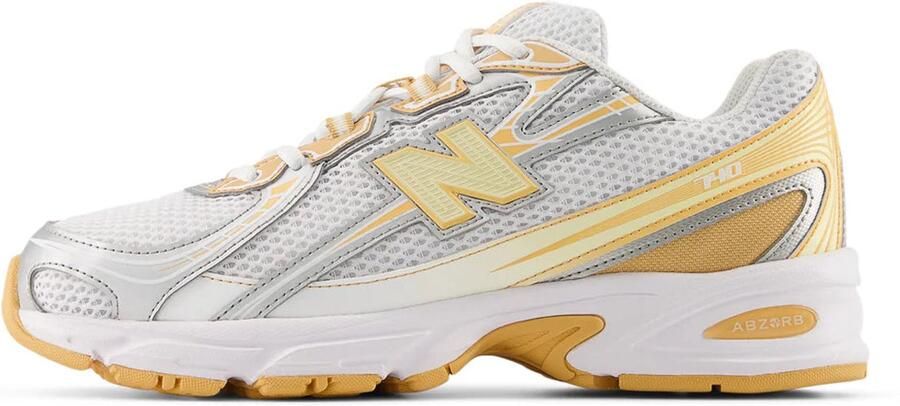 New Balance 740 Sneakers Unisex White Peach - Foto 2