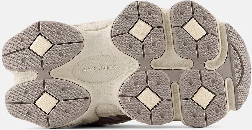 New Balance 9060 Bungee (TD) Mushroom Shipyard Bruin Beige 9060 Lifestyle Kinderen Sneakers voor Baby's & Peuters