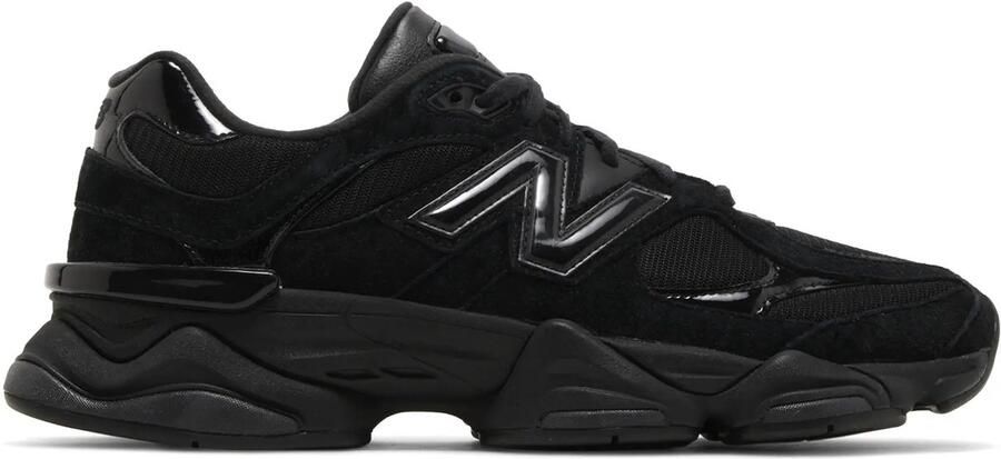 New Balance 9060 Triple Black Patent