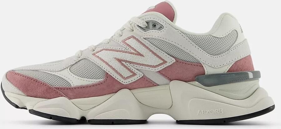 New balance Sneakers laag '9060' kastanjebruin basaltgrijs eierschaal - Foto 2