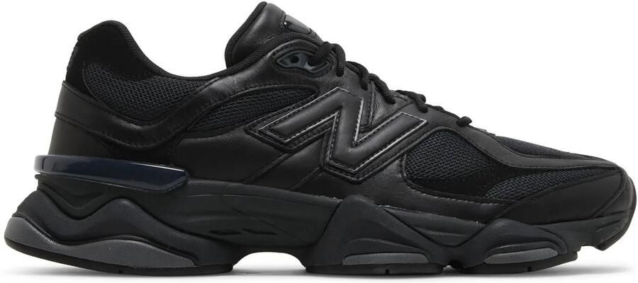 New Balance 9060 Triple Black Leather